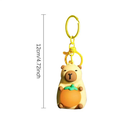 Capybara LED Light Keychain