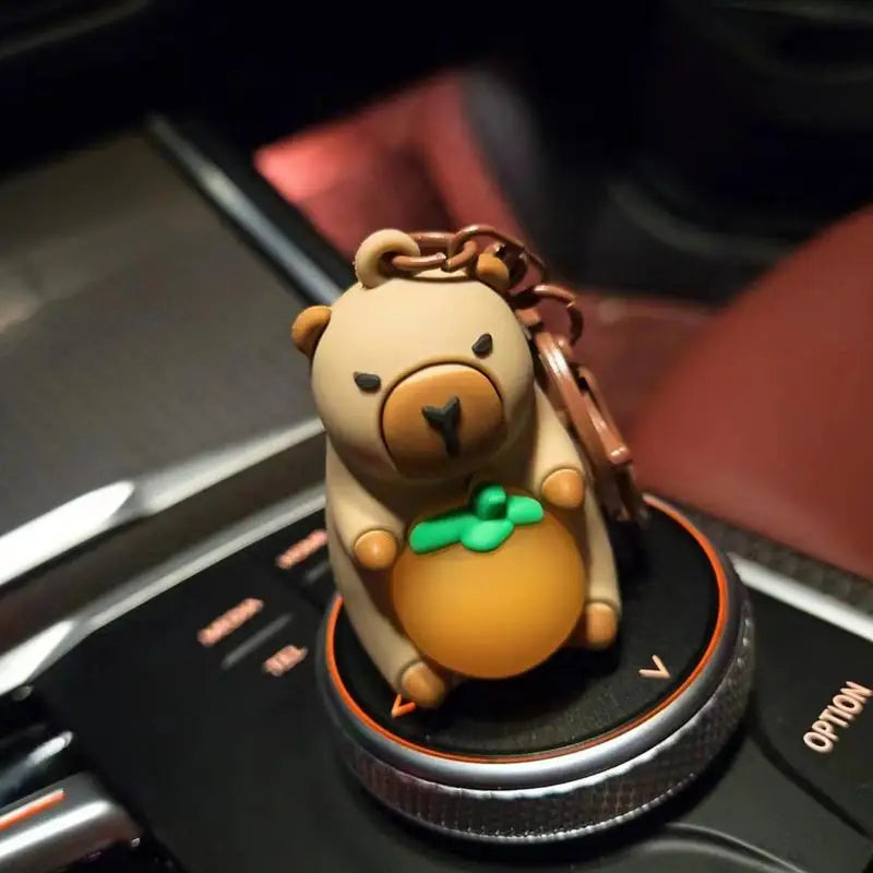 Capybara LED Light Keychain