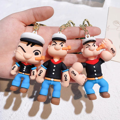 Spinach-Powered Sailor Keychain