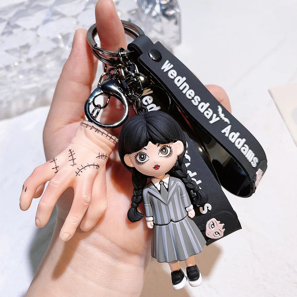 Wednesday  Keychain – Gothic & Timeless Style