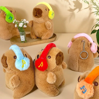 Capybara Plush Keychain – Style & Cuteness in Miniature