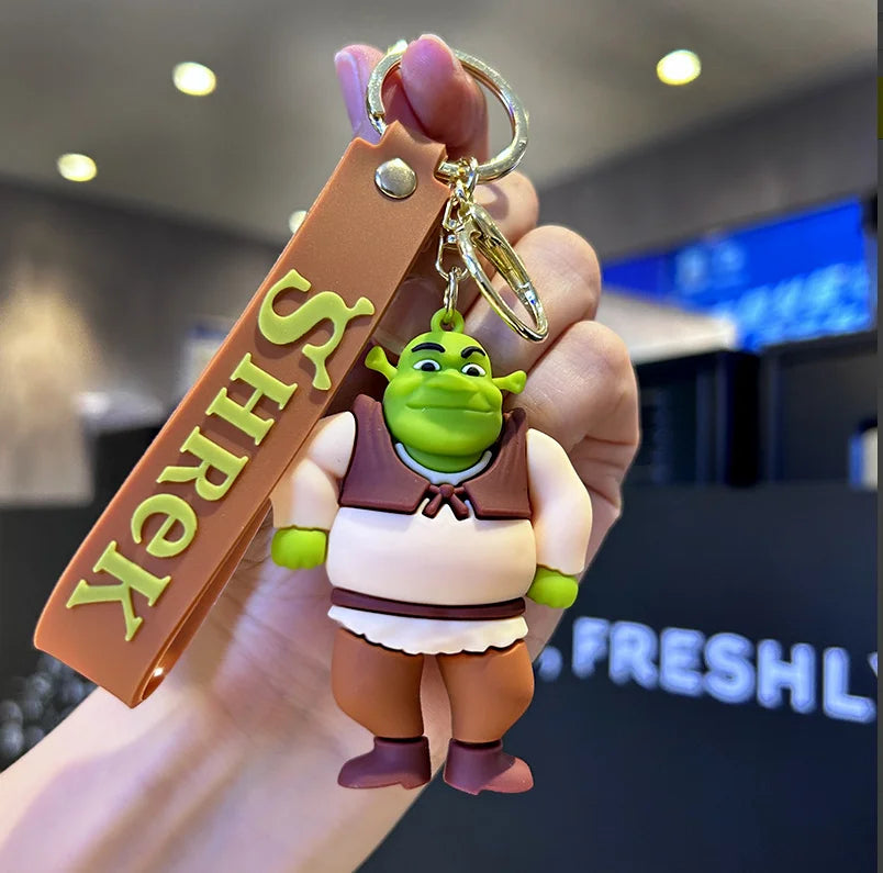 Special Green Monster Family Keychain