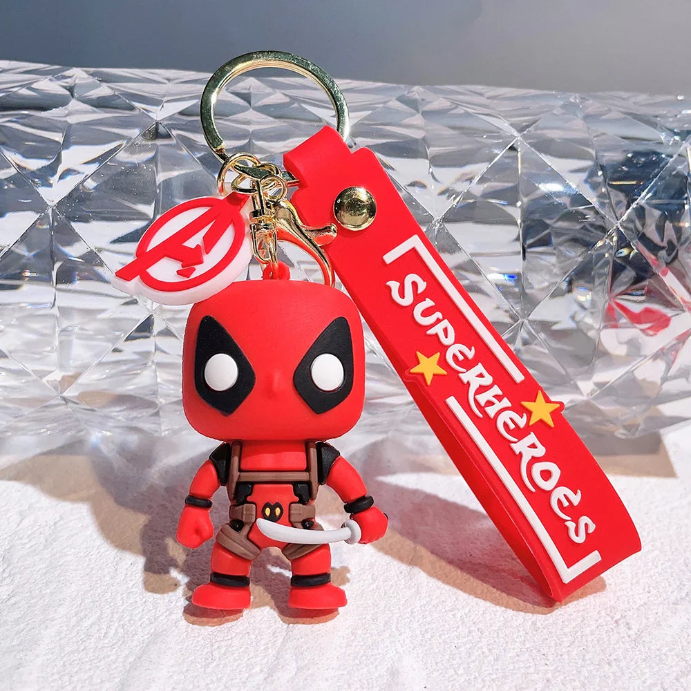 Superhero Silicone Keychains