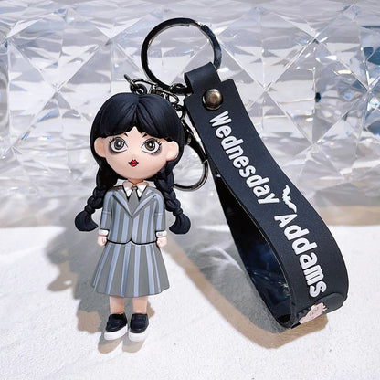 Wednesday  Keychain – Gothic & Timeless Style