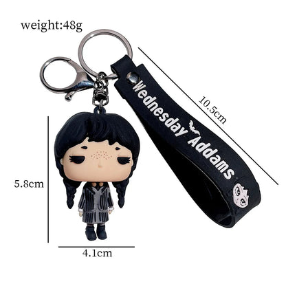 Wednesday  Keychain – Gothic & Timeless Style