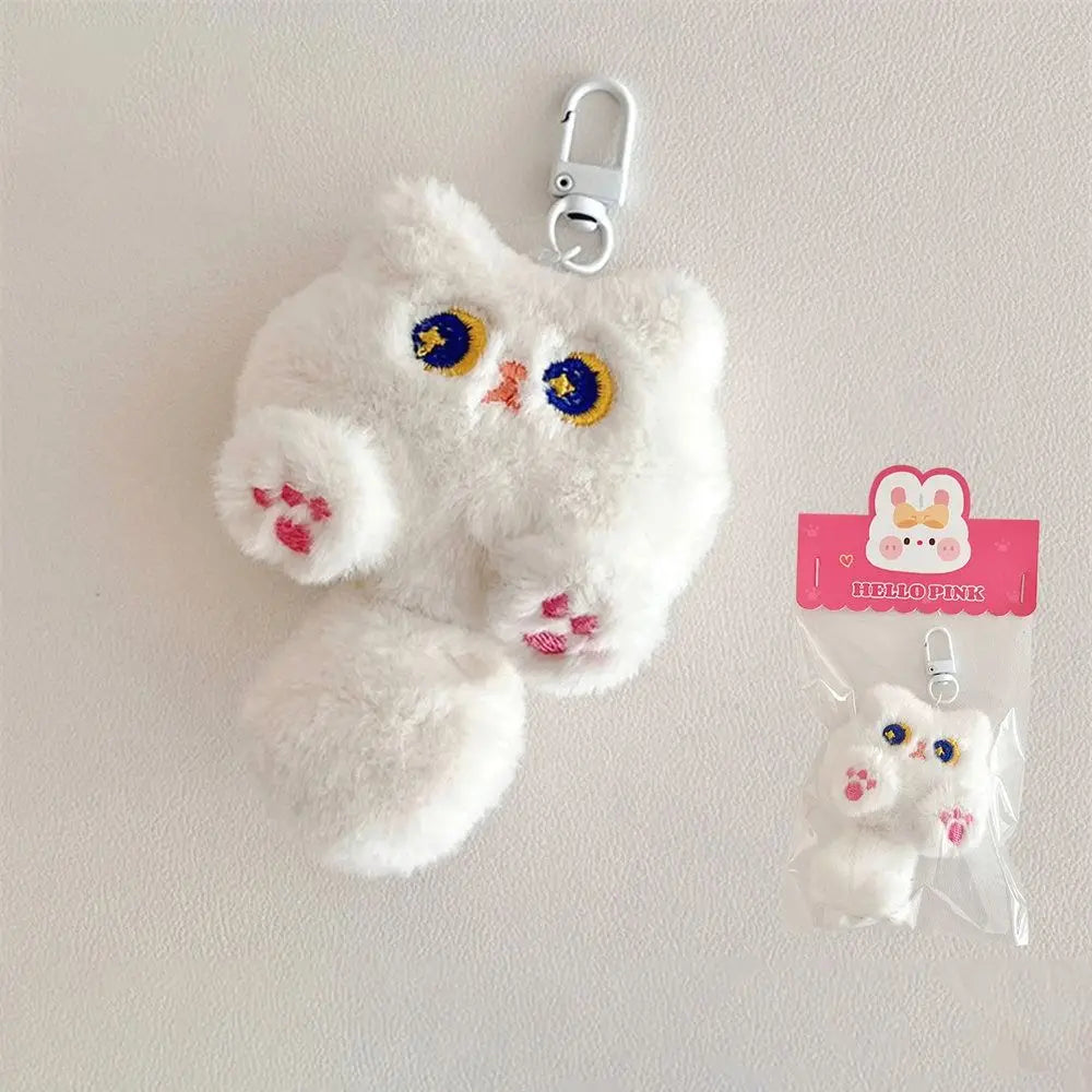Cat Doll Plush Keychain