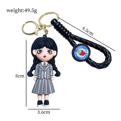 Wednesday  Keychain – Gothic & Timeless Style