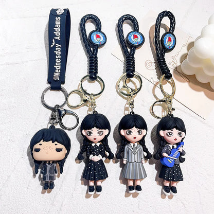 Wednesday  Keychain – Gothic & Timeless Style