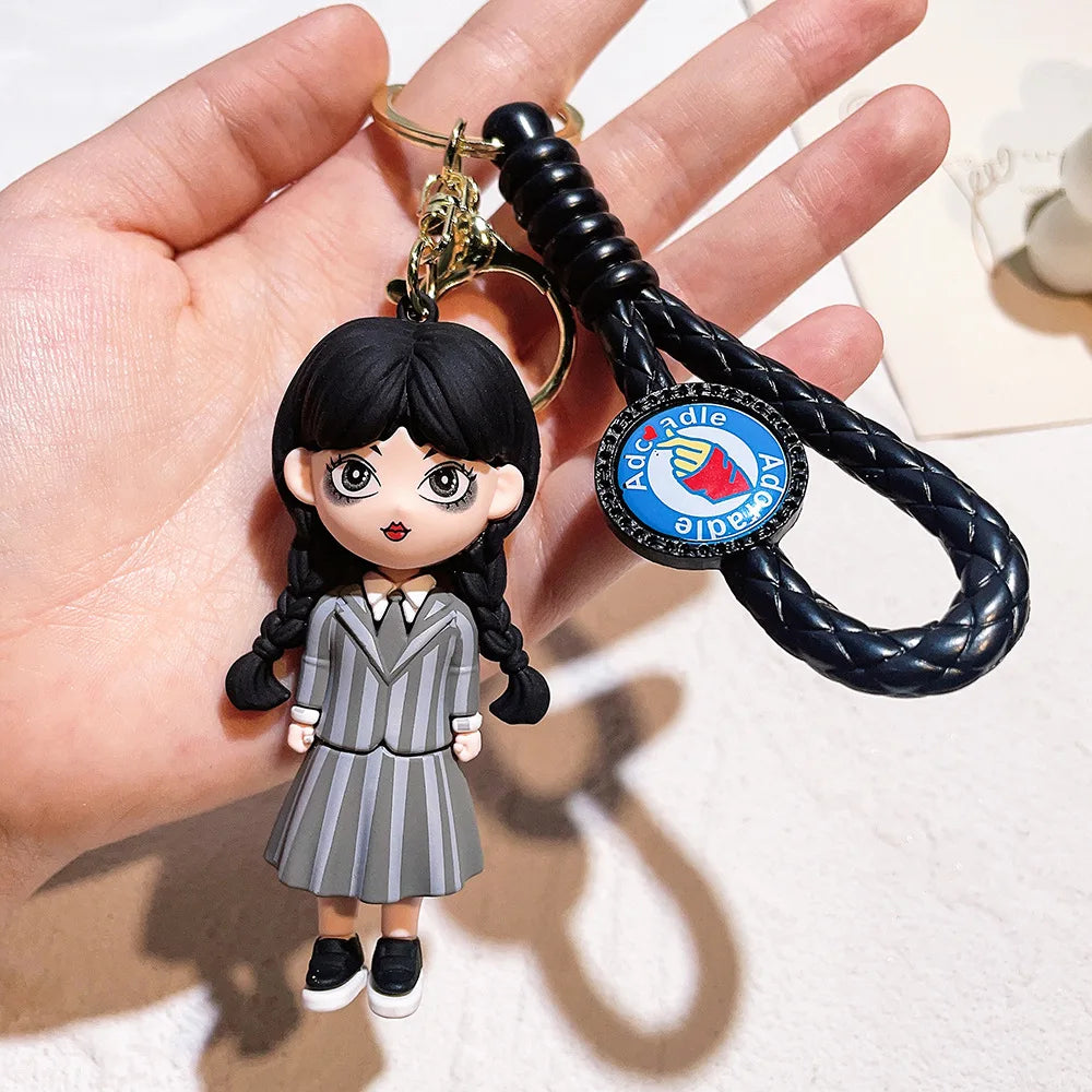 Wednesday  Keychain – Gothic & Timeless Style