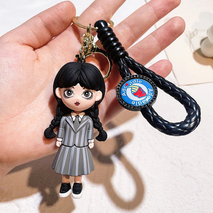 Wednesday  Keychain – Gothic & Timeless Style