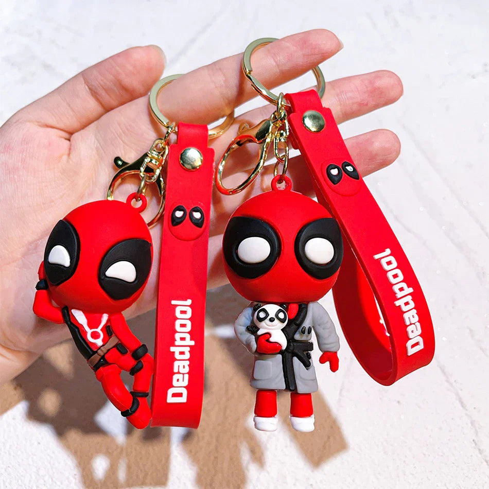 Masked Antihero & Savage Hero Keychain Duo