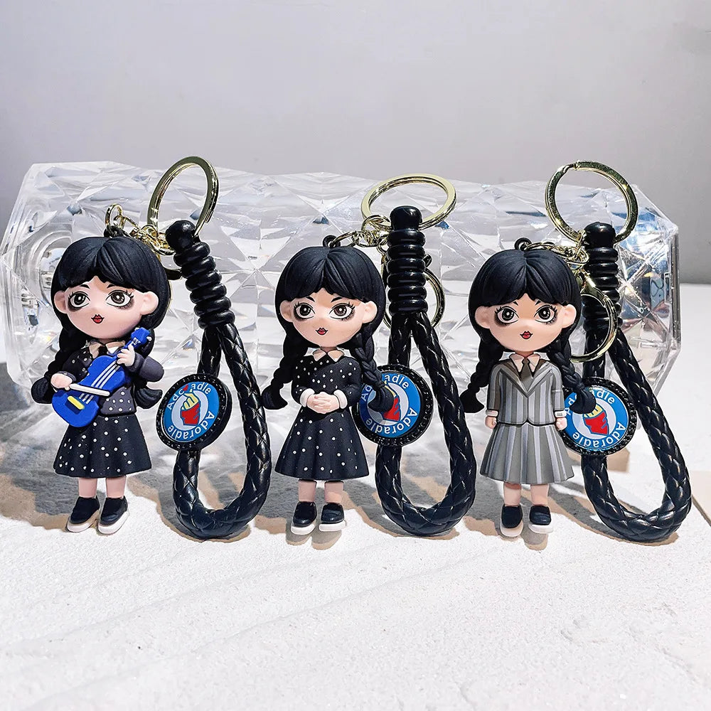 Wednesday  Keychain – Gothic & Timeless Style