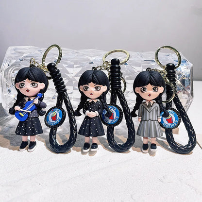 Wednesday  Keychain – Gothic & Timeless Style