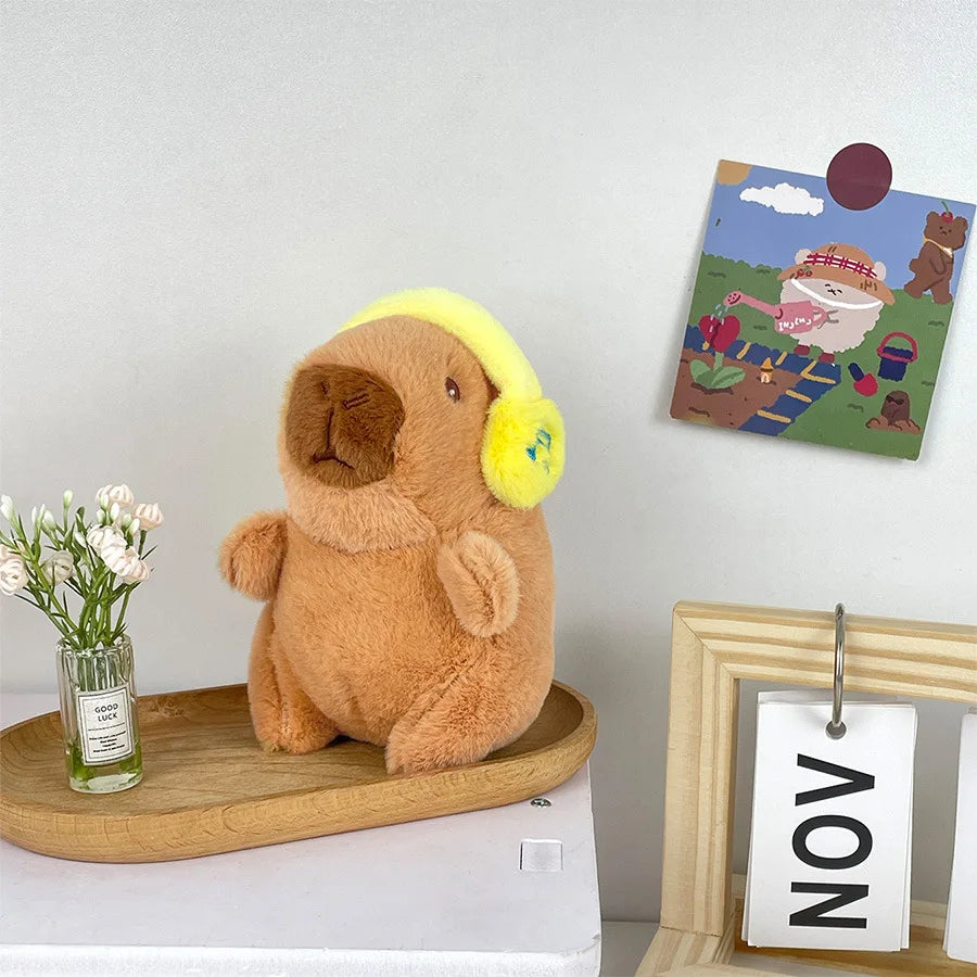 Capybara Plush Keychain – Style & Cuteness in Miniature