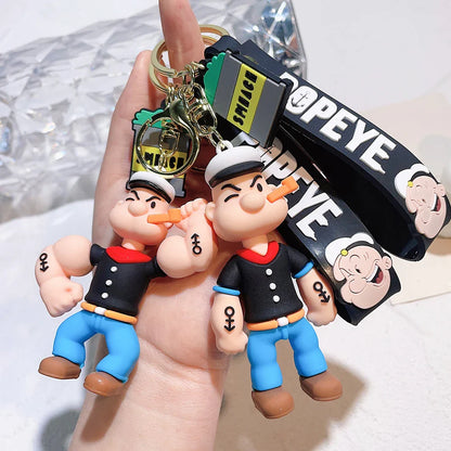 Spinach-Powered Sailor Keychain
