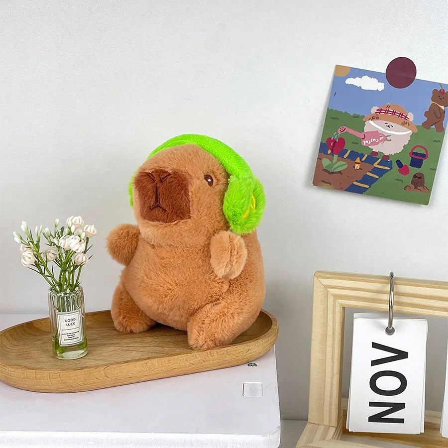 Capybara Plush Keychain – Style & Cuteness in Miniature