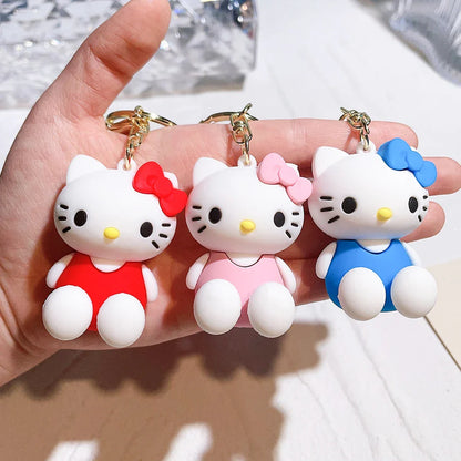 Cute Cartoon Kitty Keychain