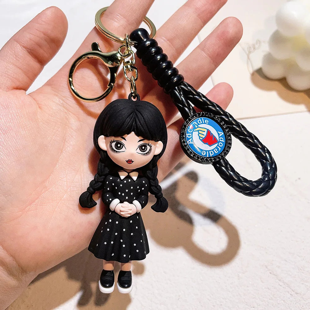 Wednesday  Keychain – Gothic & Timeless Style