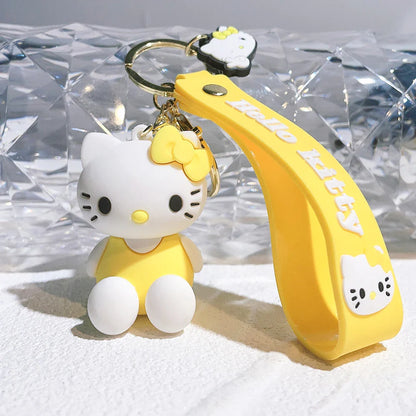 Cute Cartoon Kitty Keychain