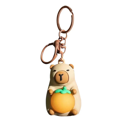 Capybara LED Light Keychain