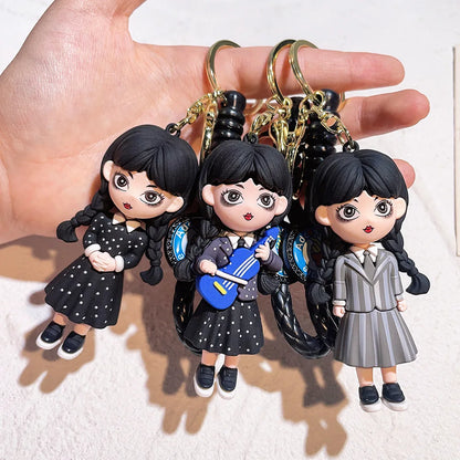 Wednesday  Keychain – Gothic & Timeless Style