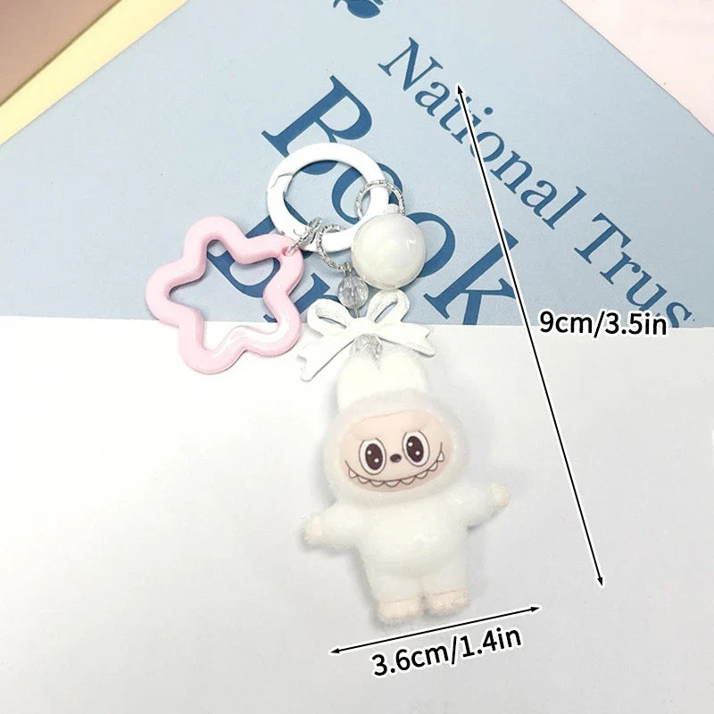 Labubu Bow Keychain