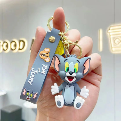 Classic Cat & Mouse Duo Keychains