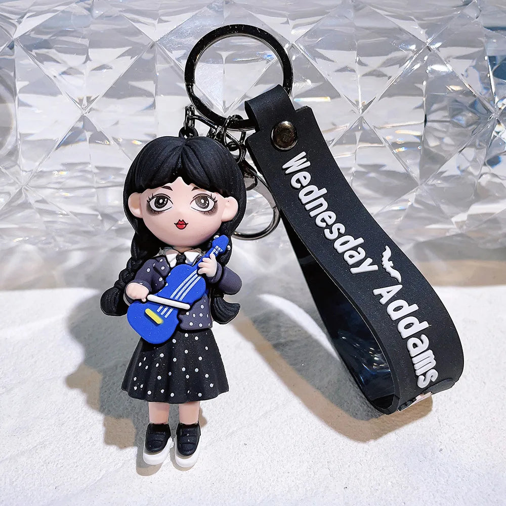 Wednesday  Keychain – Gothic & Timeless Style