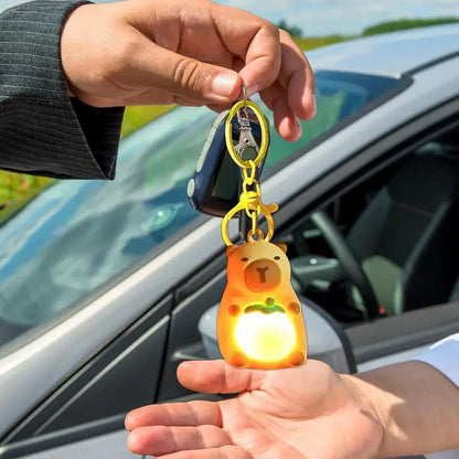 Capybara LED Light Keychain