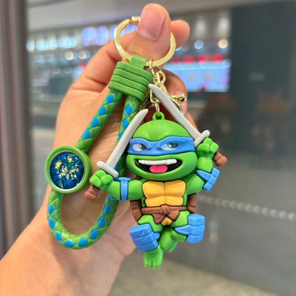 TMNT Turtle Warriors Keychains