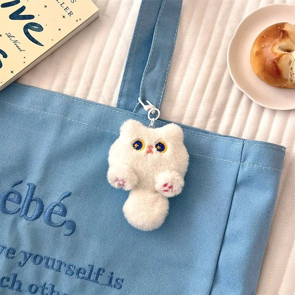 Cat Doll Plush Keychain
