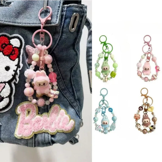 Cute Cartoon Labubu Doll Keychain