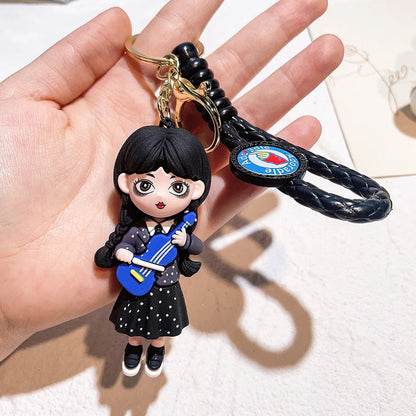 Wednesday  Keychain – Gothic & Timeless Style