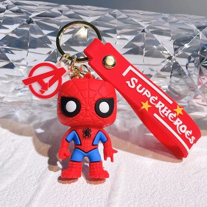 Superhero Silicone Keychains