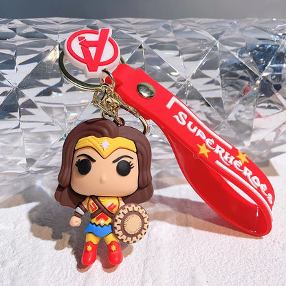 Superhero Silicone Keychains