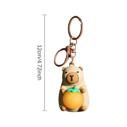 Capybara LED Light Keychain