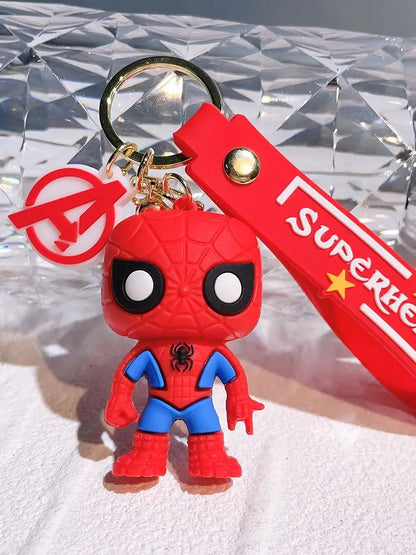 Superhero Silicone Keychains