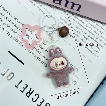 Labubu Bow Keychain