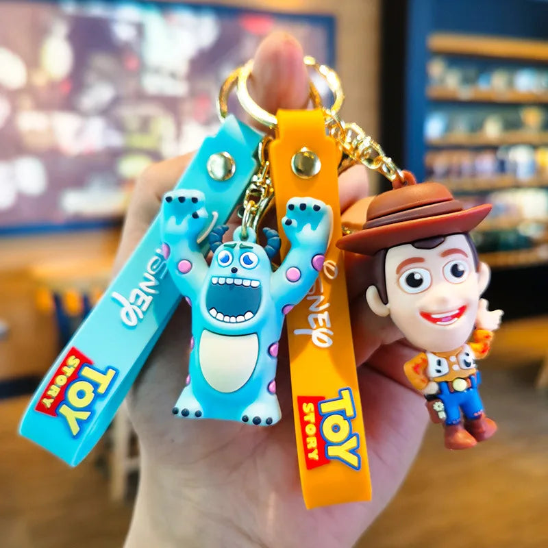 Charming Anime & Cartoon Keychains – Collectible Set