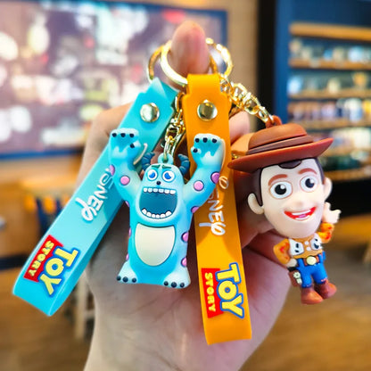 Charming Anime & Cartoon Keychains – Collectible Set