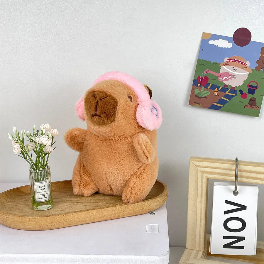 Capybara Plush Keychain – Style & Cuteness in Miniature