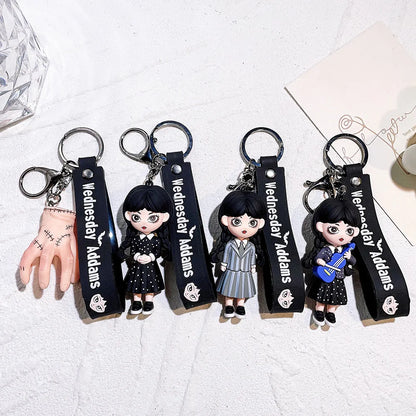 Wednesday  Keychain – Gothic & Timeless Style