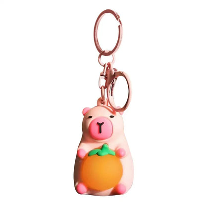 Capybara LED Light Keychain