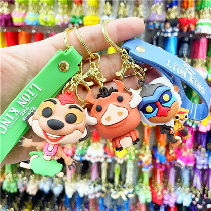 Charming Anime & Cartoon Keychains – Collectible Set