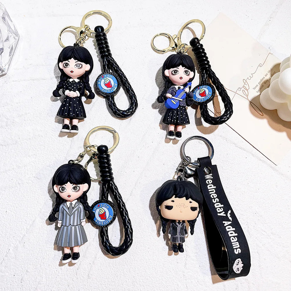 Wednesday  Keychain – Gothic & Timeless Style