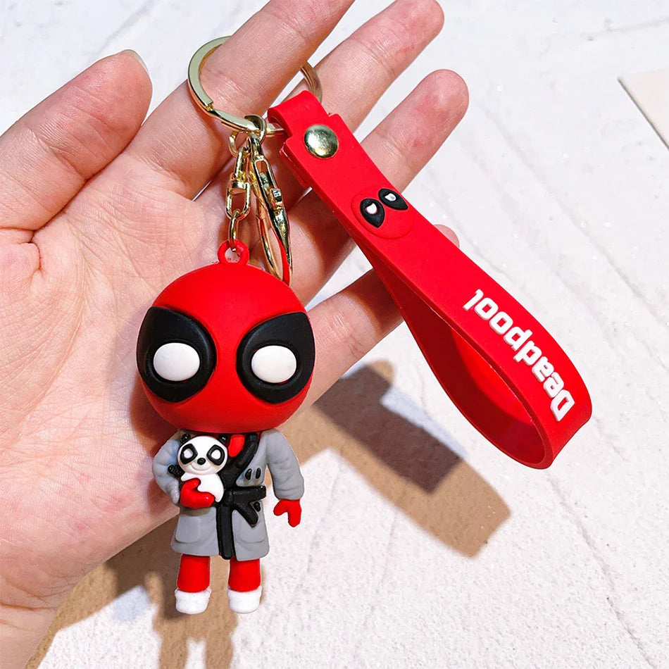 Masked Antihero & Savage Hero Keychain Duo
